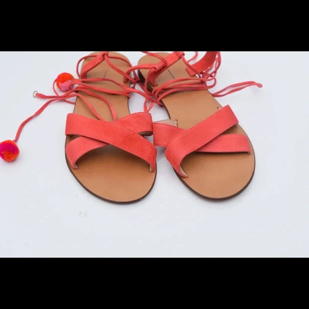 J. Crew Pom Pom sandals